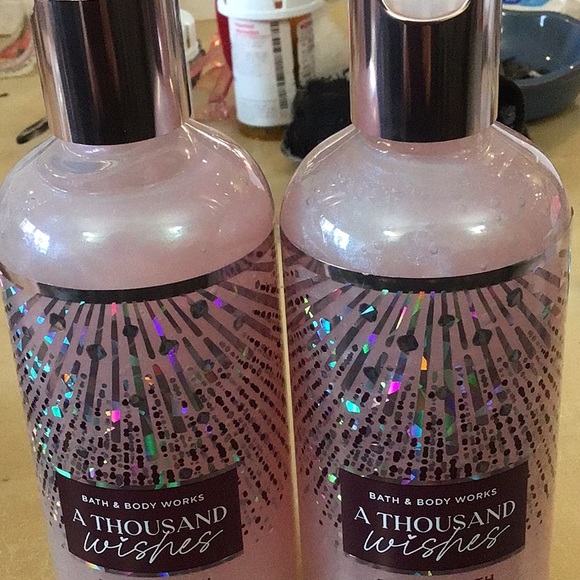 Two new bath and body works a thousand wishes bubble bath - Picture 3 of 3